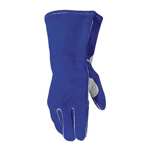 ถุงมือเชื่อมหนังวัวแบบแยกความต้องการสูงป้องกันการเจียระไน - Product Image 2