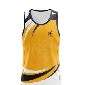 Uniforme de Atletismo Personalizado para Hombre, Tela de Poliéster Suave, Últimos Modelos de Uniformes Deportivos de Atletismo - Product Image 4