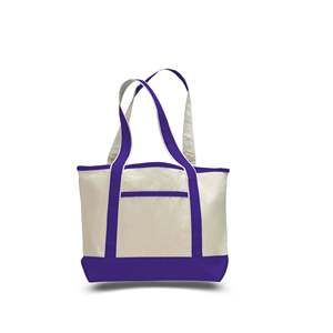 <b>Medium</b> Size Heavy Canvas Deluxe Tote <b>Bag</b> with Letter Decoration Open Closure Polyester Lining for All Seasons-Alternative Colors - Product Image 1