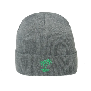 Gorro con patrón de sol de invierno para hombre hecho a mano de fabricante, gorro de punto de Color sólido personalizado con logotipo bordado - Product Image 6