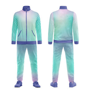 ชุดวอร์มผลิตจากโรงงาน ชุดวอร์มสั่งทำขายส่ง ชุดวอร์มโพลีเอสเตอร์ ชุดออกกำลังกายมีแถบข้าง ชุดวอร์มสำหรับผู้ชาย - Product Image 1