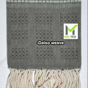 100% coton en vrac jette personnalisé gaufré Jacquard hareng os tisse thermique sans accroc Leno tisse différentes tailles couleurs - Product Image 1