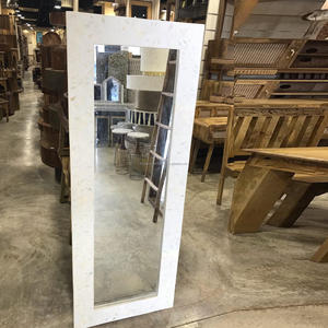 Vente chaude Design Moderne À La Main En Os Incrustation Mur Miroir Cadre par RF Artisanat Tenture Murale Décoratif Chambre Os Miroir Cadre - Product Image 5