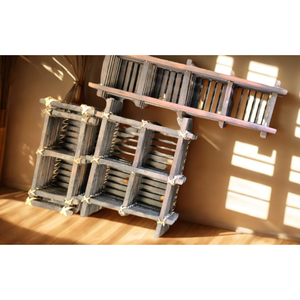 ที่วางแก้วไม้ไผ่ทำมือ เป็นมิตรกับสิ่งแวดล้อม รูปทรงปรับแต่งได้ สำหรับจัดเก็บแก้วน้ำในครัว บาร์ และโต๊ะอาหาร - Product Image 3