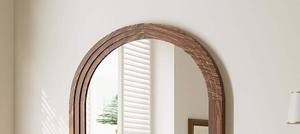 Miroir mural en bois artisanal classique Déclaration vintage artisanale de luxe pour les maisons modernes - Product Image 3