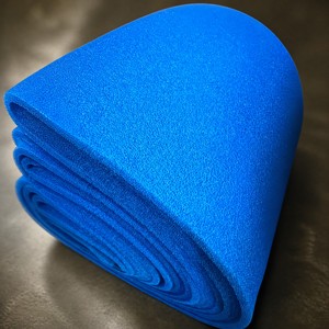 Foglio di Schiuma Siliconica Blu a Celle Aperte, Spessore 10MM, Rotolo 1,5Mx10M, Schiuma Resistente alle Alte Temperature <span class=keywords><strong>per</strong></span> Tavolo da Stiro - Product Image 4