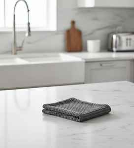 Paño de Cocina de Algodón Ecológico Tipo Waffle, 30x50 cm, Alta Absorbencia, Secado Rápido, Textura Suave, Logotipo Personalizado, Textil para el Hogar - Product Image 2