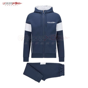 High Performance Men Tracksuit With Polyester <b>Blend</b> Fabric And Quick Dry Feature For Training Men Two Piece Polyester Tracksuit - Product Image 1