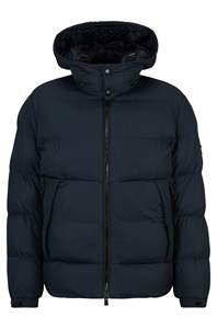 Bubble Design Customizable Color Logo Custom <b>Men</b> High Street Hooded Puffer Jacket Canvas Waterproof Breathable Winter Coat - Product Image 6