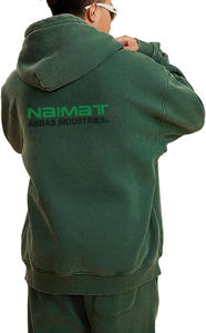 Jersey de gran tamaño 100% algodón 500 GSM para hombre, Sudadera con capucha transpirable de invierno con logotipo de impresión Digital - Product Image 3