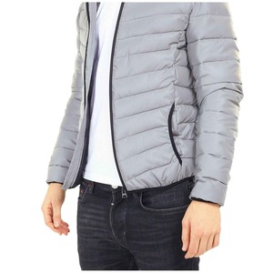 Chaqueta de Cuero y Lona Recubierta Unisex Personalizada Más Vendida con Capucha y Diseño Extra Grande para Invierno - Product Image 2