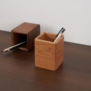 Porte-stylo en bois de forme et de taille personnalisées porte-stylo de stockage de bureau de conception fabuleuse des fabricants et des exportateurs - Product Image 3