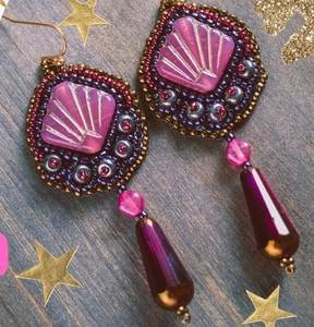 Boucles d'oreilles en perles de graines noires, boucles d'oreilles multi-perles personnalisées, bijoux de fête pour femmes au meilleur prix, boucles d'oreilles en perles - Product Image 3