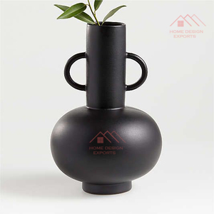 Juego de Jarrones Decorativos de Metal con Acabado Antiguo Plateado, Diseño en Aluminio - Product Image 3