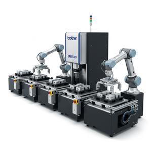 Système de palettisation automatique Brother SPEEDIO CNC pour le chargement/déchargement automatique, manipulation efficace des pièces, contrôleur CNC intégré - Product Image 4