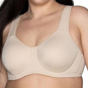 Soutien-gorge de Yoga sans couture de haute qualité rembourré respirant anti-rides tissu Durable pour l'entraînement physique à fort impact grande taille - Product Image 2