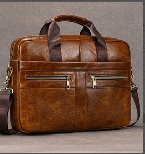 Customize <b>Leather</b> <b>Briefcase</b> for Your Husband Use It in Daily - Product Image 1