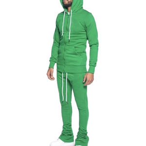 Ensemble survêtement en velours à manches longues imprimé à capuche pour homme, 2 pièces, jogging d'hiver écologique, grande taille, nouvelle collection - Product Image 6