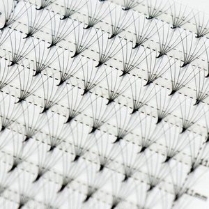 Extensions de cils Promades pré-fabriquées en éventail, ultra courtes à longue tige, 0.05, thermosoudées, base fine et pointue, super douces - Product Image 5