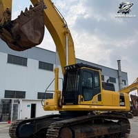 Excavatrice sur chenilles Komatsu PC400, 40 tonnes, grande pelle hydraulique lourde, moteur SAA6D125E5, d'occasion, japonaise, pour l'exploitation minière et les carrières