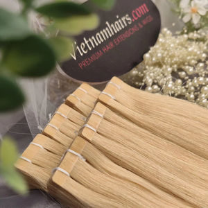 2025 cinta cabello mejor calidad Super doble dibujado Venta caliente 100% queratina Real vietnamita cutícula completa estilo ondulado cabello humano - Product Image 1