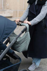 Sac à langer matelassé pour maman, sac fourre-tout pour poussette, grande capacité, écologique, portable, imperméable, doux et rembourré - Product Image 3