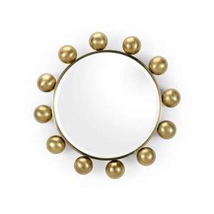 Dernier miroir mural design unique en métal pour la maison salon hôtel couloir usage décoratif miroir suspendu - Product Image 3