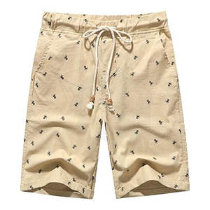 Pantalones Cortos de Verano para Hombre, Casuales, Clásicos, de Poliéster/Algodón, Ligeros, Transpirables, de Secado Rápido, Estilo Urbano - Product Image 1