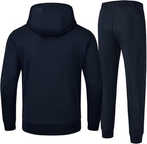 Survêtements pour hommes, survêtements 2 pièces, jogging, sweat à capuche athlétique décontracté, survêtements 100% coton du Pakistan - Product Image 4