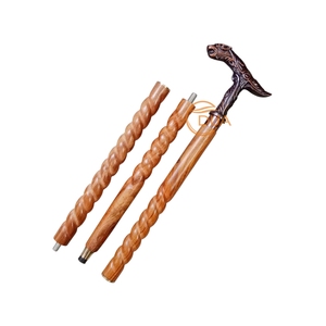 Bâton de marche de haute qualité style corde pliante en bois laiton canne de marche hommes et femmes - Product Image 2