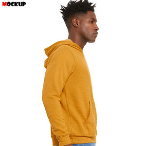 เสื้อฮู้ดลำลองแบบสวมหัวของผู้ชายผ้าฝ้ายผสม100% ขนแกะคุณภาพสูงสำหรับฤดูหนาวพิมพ์ลายดิจิตอลกราฟิก - Product Image 2