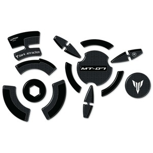 Kit Adesivi 3D Personalizzati in Gel per Protezioni Laterali Carter Moto Yamaha MT-07 - Product Image 4