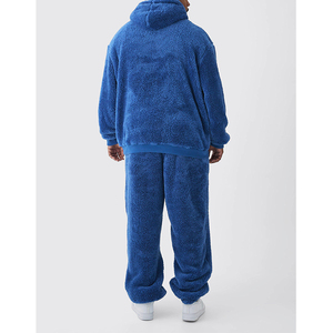 Sudadera con Capucha de Alta Calidad, Holgada, Informal, con Cuello en V, Diseño de Letras Inglesas Digitales, Manga Larga para Hombre - Product Image 4