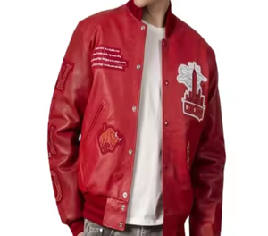 แจ็กเก็ตสำหรับผู้ชายคุณภาพระดับพรีเมียมบางเฉียบพิมพ์ลายหนังทุกสภาพอากาศออกแบบได้ตามต้องการ - Product Image 1