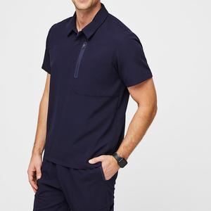 Nuevo Diseño: Conjunto de Blusa y Pantalón Quirúrgico para Hombre, Material de Algodón-Poliéster-Spandex, Detección de Agujas, Uso Hospitalario, Personalizable - Product Image 2