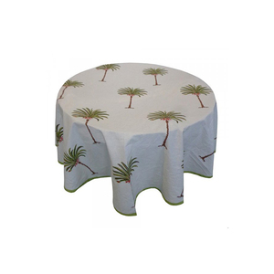 Latest Stylish 100% Cotton <b>Tablecloth</b> Handmade Block Printed Well Absorbing 20 Sheeting 220 Cms for Weddings Sale At Cheap Price - Product Image 3