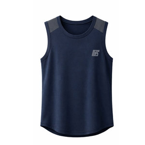 Camiseta deportiva sin mangas para hombre con material premium de secado rápido para gimnasio, fitness, correr, culturismo y uso deportivo diario. - Product Image 1