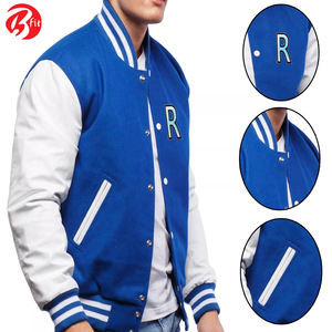 Meilleur prix Qualité personnalisée Adultes Baseball Varsity Jacket Dernière conception Vêtements de mode Cuir respirant pour la saison d'hiver - Product Image 6