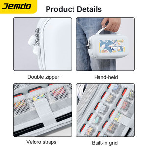 กระเป๋าเก็บของ Jemdo EVA สำหรับ Switch 2 NS2 เคสป้องกันแบบนิ่ม ความจุขนาดใหญ่ ใช้งานสะดวก กันกระแทก กันน้ำ กันฝุ่น - Product Image 3