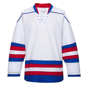 Jersey de Hockey sobre Hielo de Tela de Alto Rendimiento para Adultos, Transpirable y de Secado Rápido para Entrenamiento y Juego Competitivo - Product Image 1