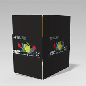 Caja de embalaje de Lima fresca de materiales reciclados respetuosos con el medio ambiente, suministro al por mayor para productos agrícolas OEM/ODM de Vietnam - Product Image 5