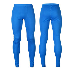 Leggings 100% Coton pour Femmes et Adolescentes, Bleu Uni, Taille Mi-Haute, pour l'Été, Tenue de Sport et Yoga, Meilleure Vente, Leggings avec Logo - Product Image 1