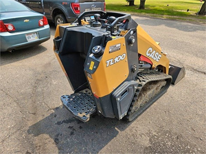 Chargeuse compacte sur chenilles TL100 jaune, équipement de construction à moteur, économique - Product Image 6