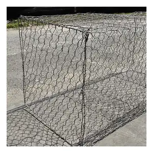 Gabion ตะกร้าก่อสร้างผนังแบบเชื่อมเกเบียนกล่องหินสำหรับใช้ในกรงในประเทศจีน