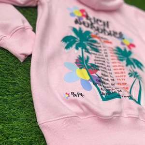 เสื้อสวมหัวผ้าฟลีซแบบสวมศีรษะโอเวอร์ไซส์พิมพ์ลายสกรีน500GSM ผ้าฝ้าย100% อุตสาหกรรมอย่างรวดเร็ว - Product Image 4