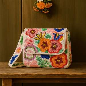 Lancement de la mode féminine : Sac à main perlé, sac à main fait main avec des perles, à prix compétitif - Product Image 4