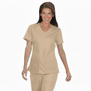 ชุดสครับสำหรับแพทย์หญิง ดีไซน์ทันสมัย เพื่อความสบายในการเคลื่อนไหว ผลิตจากผ้าที่ระบายอากาศได้ดี เหมาะสำหรับสภาพแวดล้อมทางการแพทย์ระดับมืออาชีพ - Product Image 1