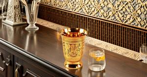 Capacidad de la taza de Julep de menta de latón 10 onzas Color dorado 4,2 pulgadas de altura Koi - Product Image 6