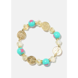 Bracciale con perline fini della collezione A3shop Saint - Product Image 2