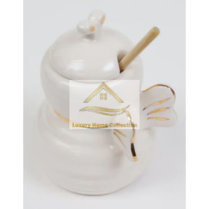 Vajilla Tazón para servir comida con forma de mariposa de color blanco Tuercas Tazón para servir Utensilios de cocina de mesa Precio al por mayor de La India - Product Image 3